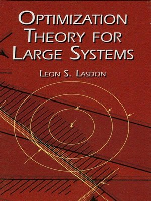 cover image of Optimization Theory for Large Systems